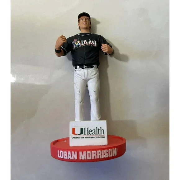 LOGAN MORRISON Toothbrush Holder Miami Marlins 2012 MLB U HEALTH 6" - Picture 1 of 3